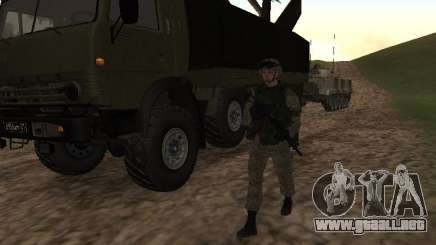 Soldados del ejército ruso en el traje de Guerrero para GTA San Andreas