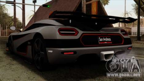Koenigsegg One 1 para GTA San Andreas