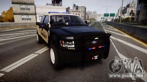 Ford F150 2010 Liberty County Sheriff [ELS] para GTA 4