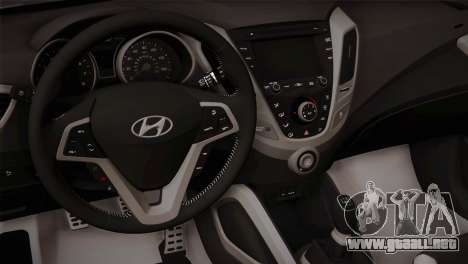 Hyundai Veloster 2012 Autovista para GTA San Andreas