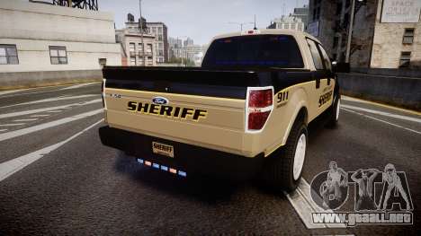 Ford F150 Liberty County Sheriff [ELS] Slicktop para GTA 4