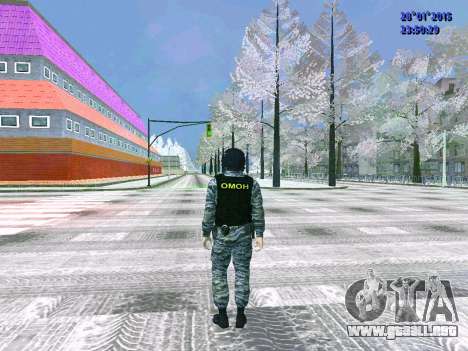 El OMON de combate para GTA San Andreas