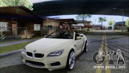 BMW M6 Cabriolet 2012 para GTA San Andreas