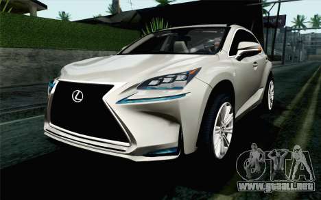 Lexus NX 200T v5 para GTA San Andreas