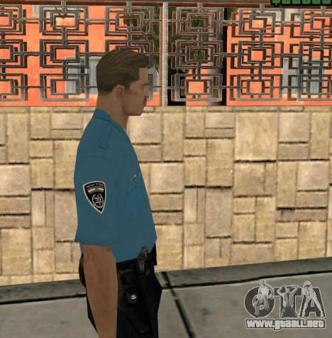 Israeli Police Officer para GTA San Andreas