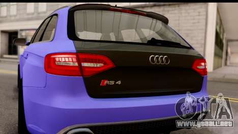 Audi RS4 para GTA San Andreas