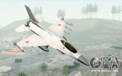 Mitsubishi F-2 White JASDF Skin para GTA San Andreas