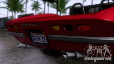 GTA 5 Invetero Coquette Classic TL IVF para GTA San Andreas