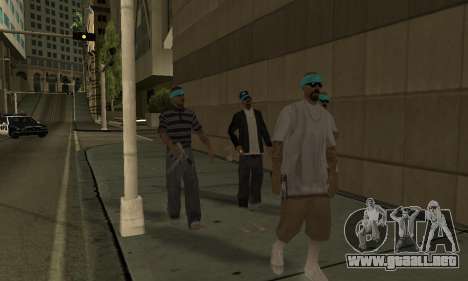El cambio de las áreas de las pandillas y sus ar para GTA San Andreas