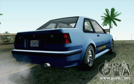 GTA 5 Karin Futo SA Mobile para GTA San Andreas