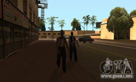El cambio de las áreas de las pandillas y sus ar para GTA San Andreas