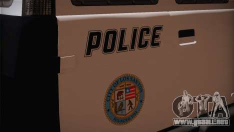 GTA 5 Police Transporter para GTA San Andreas