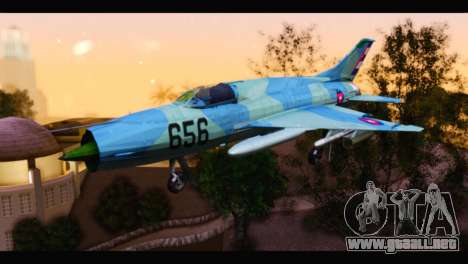 MIG-21MF Cuban Revolutionary Air Force para GTA San Andreas
