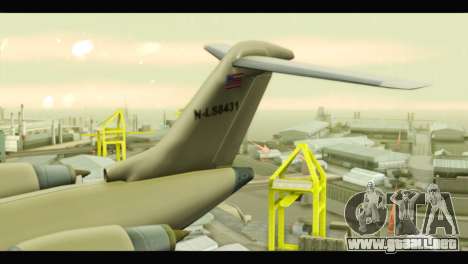 GTA 5 Buckingham Miljet Update para GTA San Andreas