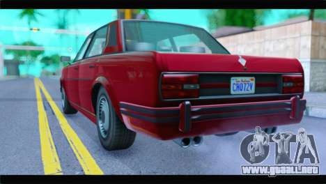 GTA 5 Benefactor Glendale Special IVF para GTA San Andreas