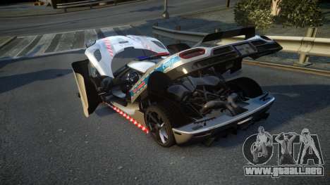 Koenigsegg Agera Polish Highway Patrol Police para GTA 4