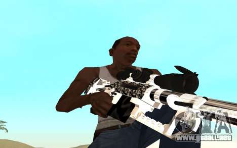 Skeleton Weapon Pack para GTA San Andreas