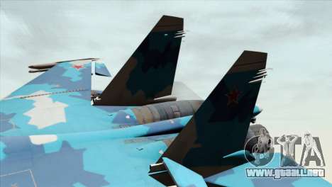 SU-33 Flanker-D Blue Camo para GTA San Andreas