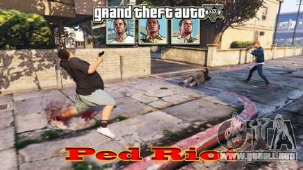 Ped Riot (un Motín de los ciudadanos de Los Santos) para GTA 5