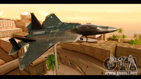 F-22 Raptor Flash para GTA San Andreas