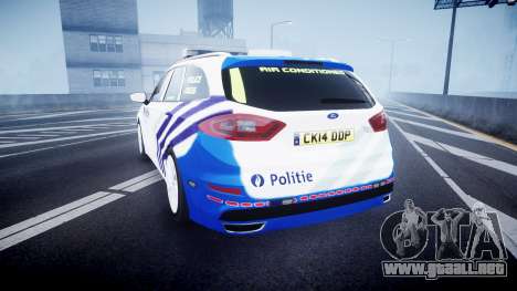 Ford Fusion Estate Belgian Police [ELS] Dog Unit para GTA 4