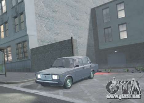 VAZ 2107 de Drenaje para GTA 4