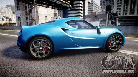 Alfa Romeo 4C 2014 HD Textures para GTA 4