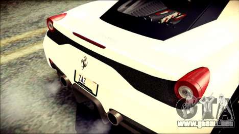 Ferrari 458 Speciale 2015 HQ para GTA San Andreas