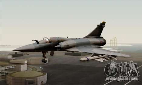 Dassault Mirage 2000-5 ACAH para GTA San Andreas