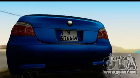 BMW M5 E60 Stanced para GTA San Andreas