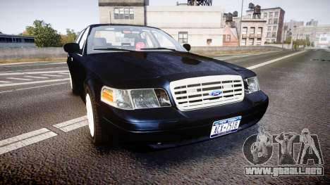 Ford Crown Victoria NYPD Unmarked [ELS] para GTA 4