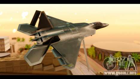 F-22 Raptor Flash para GTA San Andreas