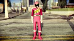 Power Rangers Kyoryu Pink Skin para GTA San Andreas