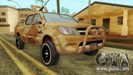 Toyota Hilux Siria Rebels without flag para GTA San Andreas