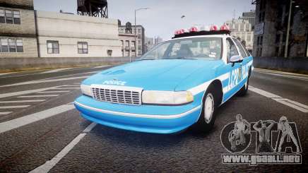 Chevrolet Caprice 1993 LCPD With Hubcabs [ELS] para GTA 4