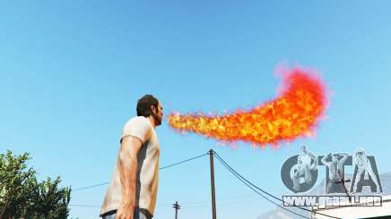 Fuego-respiración para GTA 5