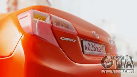 Toyota Camry 2012 para GTA San Andreas