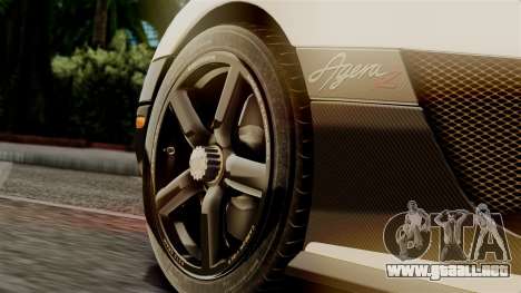 NFS Rivals Koenigsegg Agera R Racer para GTA San Andreas