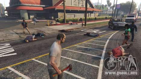 GTA 5 Melee Riot (ambient peds riot) 0.81a