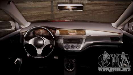 Mitsubishi Lancer Evolution VIII Yatogami Itasha para GTA San Andreas