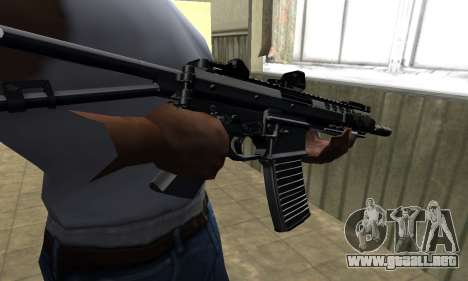 Full Black Automatic Gun para GTA San Andreas