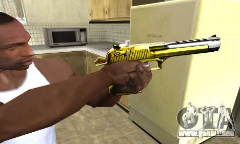 Yellow Deagle para GTA San Andreas