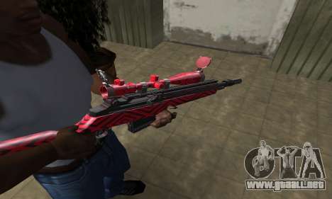 Red Romb Sniper Rifle para GTA San Andreas