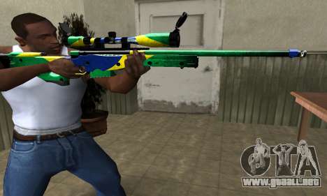 Three Colors Sniper Rifle para GTA San Andreas