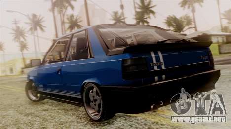 Renault 11 Turbo para GTA San Andreas