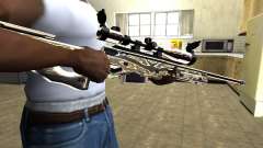 Gold Dragon Sniper Rifle para GTA San Andreas