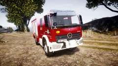 Mercedes-Benz Atego 1530 Firetruck [ELS] para GTA 4