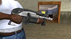 Silver Granate Combat Shotgun para GTA San Andreas