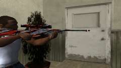 Red Flag Sniper Rifle para GTA San Andreas