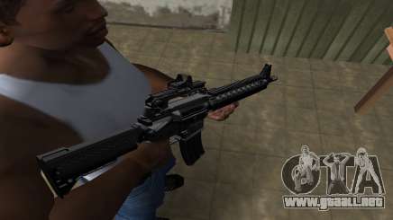 Full Black M4 para GTA San Andreas